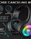 Cool RGB light Headset Gamer For PS4 7.1Surround Sound  Wired PC Gaming Headphones With Noise Reduction Microphone For Fifa21