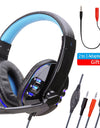 Good Quality on ear Headset Gamer Stereo Deep Bass Gaming Headphones Earphone With Microphone for Computer PC  Laptop Notebook