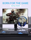 Good Quality on ear Headset Gamer Stereo Deep Bass Gaming Headphones Earphone With Microphone for Computer PC  Laptop Notebook