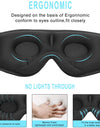 VIP Sleep Headphones Bluetooth 5.0 Wireless 3D Eye Mask HeadSet With Microphone Side Breathable Sleepers Travel Call And Music