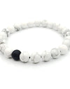 Handmade Black and White Beaded Bracelets