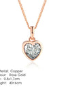 Heart to Heart Rose Gold Pendant Necklace