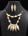 Crystal color Acylic Boho Beads Jewelry Sets Multi layer Beads Indian Jewelry Sets Luxury Statement Choker Necklace Jewelry