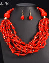 African Beads Jewelry Set