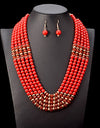 African Beads Jewelry Set