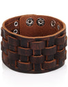 Wide Leather Bracelet