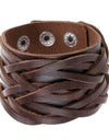 Wide Leather Bracelet