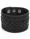 Wide Leather Bracelet