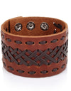 Wide Leather Bracelet