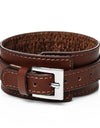 Wide Leather Bracelet