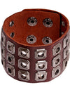 Wide Leather Bracelet