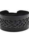 Wide Leather Bracelet