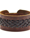 Wide Leather Bracelet