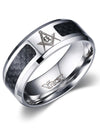 Stainless Steel Masonic Men Ring