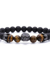 Natural Lava Stone Beaded Bracelet