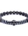 Natural Lava Stone Beaded Bracelet