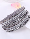 Multilayer Rhinestone Crystal Bracelet