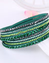 Multilayer Rhinestone Crystal Bracelet