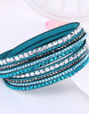 Multilayer Rhinestone Crystal Bracelet