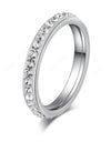 Lovely Shiny Titanium Stainless Steel Ring