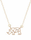 Rhino Shape Pendant Necklace