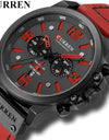 Luxury Leather Relogio Masculino Waterproof Sport Wrist Watch