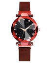 Ladies Magnetic Starry Sky Clock Luxury Women Watch