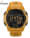 NORTH EDGE Men Digital Watch Men's Sports Watches Dual Time Pedometer Alarm Clock Waterproof 50M Digital Watch Military Clock