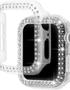 Diamond Bumper Protective Case for Apple Watch Cover Series 6 SE 5 4 3 2 1 38MM 42MM For Iwatch 6 5 4 40mm 44mm watch band strap