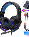 Professional Led Light Gamer Headset for Computer PS4 PS5 Fifa 21 Gaming Headphones Bass Stereo PC Wired Headset With Mic Gifts