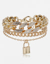 Vintage Gold ZA Chain Bracelet