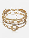 Vintage Gold ZA Chain Bracelet