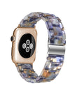 Resin Watch strap for apple watch 6 5 4 band 42mm 38mm transparent correa belt for iwatch 6 series 5 4 3/2 bracelet 44mm 40mm