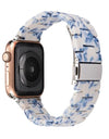 Resin Watch strap for apple watch 6 5 4 band 42mm 38mm transparent correa belt for iwatch 6 series 5 4 3/2 bracelet 44mm 40mm