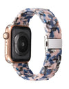 Resin Watch strap for apple watch 6 5 4 band 42mm 38mm transparent correa belt for iwatch 6 series 5 4 3/2 bracelet 44mm 40mm