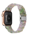 Resin Watch strap for apple watch 6 5 4 band 42mm 38mm transparent correa belt for iwatch 6 series 5 4 3/2 bracelet 44mm 40mm