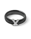 X Cross Ring With AAA Crystal