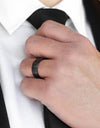 Matte Black Titanium Ring