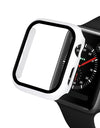 Glass+case For Apple Watch serie 6 5 4 3 SE