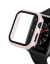 Glass+case For Apple Watch serie 6 5 4 3 SE