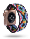 Bohemia Elastic Nylon Loop Band For Apple Watch 6 38mm 40mm 42mm 44mm Watch Replacement Strap For Iwatch Series 6 5 4 3 2