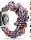 Scrunchie Elastic Band for Apple Watch 6 5 4 3 38mm bands 40mm 42mm 44mm sport strap Women  Bracelet for iwatch wrist series 5 4