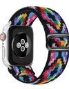 Bohemia Elastic Nylon Loop Band For Apple Watch 6 38mm 40mm 42mm 44mm Watch Adjustable Elastic  Strap For Iwatch Series 6 5 4 3