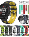 20mm 22mm Soft Silicone Sport Strap For Xiaomi LS05 Strap Bracelet For HUAWEI WATCH GT 2 Watchband Band For Garmin Forerunner245