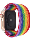 Bohemia Elastic Nylon Solo Loop Strap for Apple Watch Band 6 SE 38mm 40mm 42mm 44mm For iwatch Series 6 5 4 3 Replacement Strap