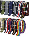 1pcs Nato Strap 18mm 20mm 22mm Nylon Watch Band Waterproof Watch Strap for Nato Army Sport Watch Dropshipping Belt