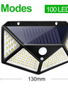 Goodland 180 100 LED Solar Light Outdoor Solar Lamp Powered Sunlight Waterproof PIR Motion Sensor Light for Garden Decoration