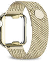 Case+strap For Apple Watch band 40mm 44mm 38mm 42mm Plated case+Metal belt stainless steel bracelet iWatch 6 5 4 3 2 se strap