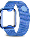 Case+strap For Apple Watch band 40mm 44mm 38mm 42mm Plated case+Metal belt stainless steel bracelet iWatch 6 5 4 3 2 se strap