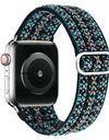 Scrunchie Solo loop Strap for Apple watch band 44mm 38mm 40mm 42mm adjustable Elastic belt bracelet iWatch series 6 5 4 3 se